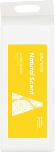 BUCATSTATE Hamster Cork Bedding & Litter Natural Granule 3L Low in Dust & Odor Control for Dwarf Hamster Gerbils Mices and Small Animals (4-8mm) in Kuwait