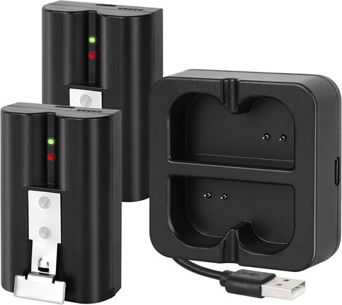 Hiweld 2-Pack 6040mAh Replacement Battery Compatible with Ring-Video Doorbell Camera 2/3/4, Spotlight Camera and Stick Up Cam,Rechargeable Upgraded Lithium Li-ion Batteries 3.65V Camera Indoor in Kuwait