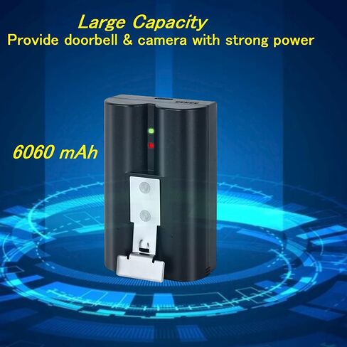 Hiweld 2-Pack 6040mAh Replacement Battery Compatible with Ring-Video Doorbell Camera 2/3/4, Spotlight Camera and Stick Up Cam,Rechargeable Upgraded Lithium Li-ion Batteries 3.65V Camera Indoor in Kuwait
