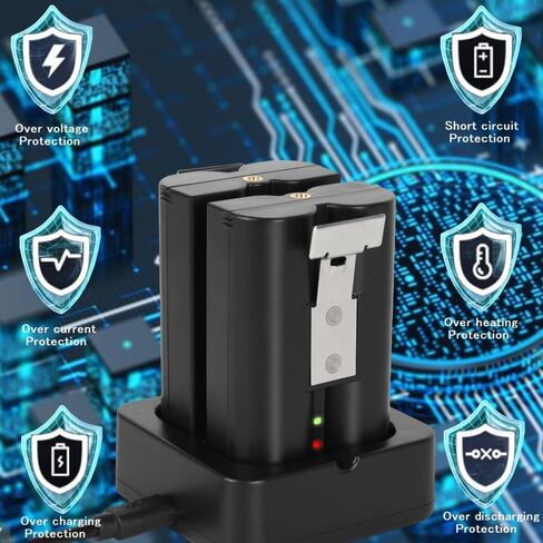 Hiweld 2-Pack 6040mAh Replacement Battery Compatible with Ring-Video Doorbell Camera 2/3/4, Spotlight Camera and Stick Up Cam,Rechargeable Upgraded Lithium Li-ion Batteries 3.65V Camera Indoor in Kuwait