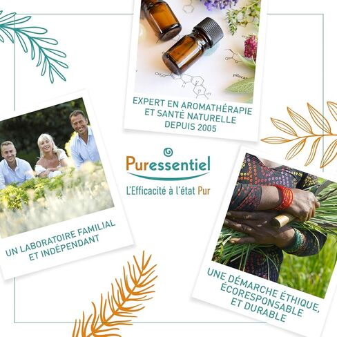زيت عطري عضوي - زنجبيل من Puressentiel للجنسين - زيت 0.17 أونصة in Kuwait