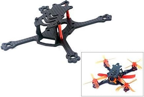 Usmile ALFA-Genie110 110 ملم 2.4 بوصة إطار FPV ممتد X مايكرو ألياف الكربون كوادكوبتر طقم إطارات صغيرة رباعية FPV سباق بدون طيار مع دعم ذراع 2.5 ملم لكاميرا Runcam Micro Swift، كاميرا Micro Sparrow FPV in Saudi Arabia