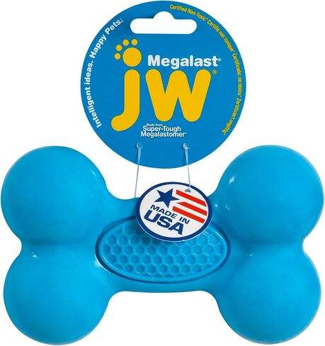 JW Pet Company Megalast Bone Dog Toy, Medium (Colors Vary) in Saudi Arabia