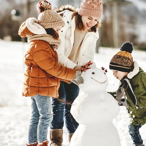 Toddler Magic Gloves Kids Winter Gloves Toddler Warm Mittens Kids Knitted Mittens Baby Soft Hand Gloves in Saudi Arabia