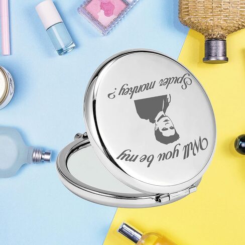 KEYCHIN Twilight Movie Pocket Mirror Twilight Edward and Bella Fans Gifts Will You Be My Spider Monkey Compact Mirror for Women Girls Teenager (Spider monkey-S) in Saudi Arabia