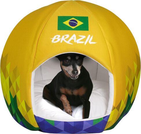 MACCABI ART Brazil Country-Sport Ball Pet Bed- Small in Kuwait