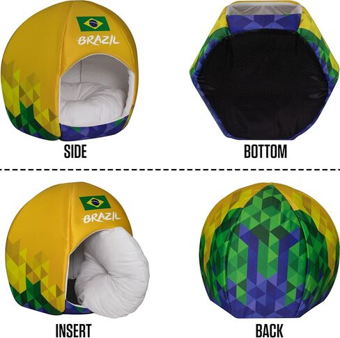 MACCABI ART Brazil Country-Sport Ball Pet Bed- Small in Kuwait