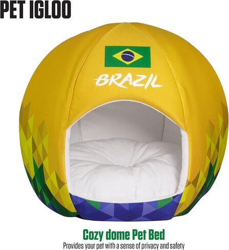 MACCABI ART Brazil Country-Sport Ball Pet Bed- Small in Kuwait