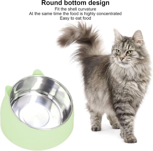 Heated Pet Bowl, 1.5L Pet Thermal Water Bowl 15° Slanted Bowl with ON/Off Switch for Dogs Cats in Saudi Arabia