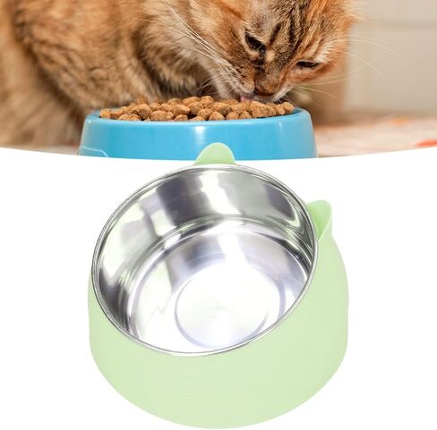 Heated Pet Bowl, 1.5L Pet Thermal Water Bowl 15° Slanted Bowl with ON/Off Switch for Dogs Cats in Saudi Arabia