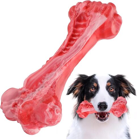 Dog Toys for Aggressive chewers. The Most Realistic Bone for Our Canine Friends Dog. Chew Toys for Small, Medium, and Large Breeds!…(Medium) in Saudi Arabia