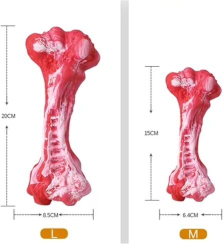 Dog Toys for Aggressive chewers. The Most Realistic Bone for Our Canine Friends Dog. Chew Toys for Small, Medium, and Large Breeds!…(Medium) in Saudi Arabia