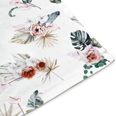 BORITAR Baby Blankets for Unisex Boys Girls, Super Soft Minky Fabric Blankets with Double Layer Dotted Fleece Backing, Elegant Multicolor Flower Printed, 30x40 Inch in Kuwait