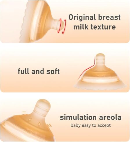 SANFE ELEPHANT Nipple Shields for Nursing Newborn,Double Layer Breast Shield,for Latch Difficulties or Flat or Inverted Nipples in Kuwait