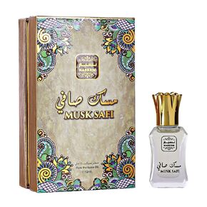 Naseem Musk Safi Perfume Oil Long Lasting Arabian Perfume Oil - Musk Sandalwood Amber Perfume for Men & Women 0.40 Fl Oz in Saudi Arabia