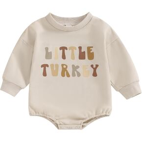 ملابس GOOCHEER لعيد الشكر للرضع والبنات والأولاد لعيد الشكر رومبير ملابس تركية صغيرة in Kuwait