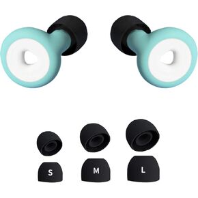 Super Soft Reusable Flexible Ear Plugs for Sleeping Noise Cancelling,Hearing Protection Silicone Ear Plugs for Work,Study,Swimming,Motorcycle-28dB Noise Cancelling-6 Silicone Ear Tips in S/M/L in Saudi Arabia