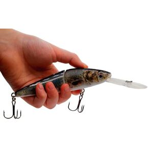 5.5 "جاك الممزق تعليق Jerkbait باس إغراء الصيد المعلق الطعم الحياة مثل الغوص سمك السلمون المرقط العميق شاد