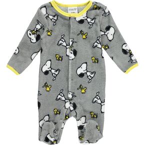 Happy Threads Baby Boys One Piece Sleeper - Footed Baby Plush Polar Fleece Pajamas in Kuwait