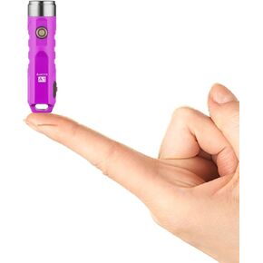 RovyVon Aurora A1 G3 Keychain Flashlights USB C Rechargeable, 650lumens Super Bright Mini Flashlight, Small EDC Flashlight, Outdoors EDC Gear, Camping Essentials Ideal Gifts for Men Women