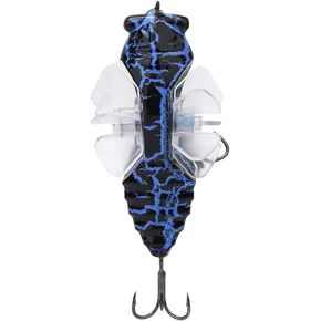 Bionic Cicada Shape Fishing Bait, 7.5cm Hard Artificial Fish Lure Fishing Bait Hook with Rotating Spins(Y238-9)
