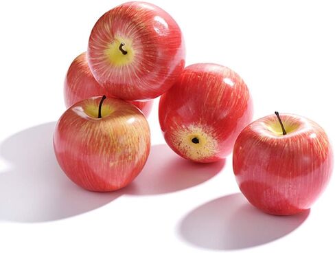 VEdusa Classic Fake Fruit Artificial Apples Realistic Artificial Fruits Lifelike Decorative Fake Apples Simulation Faux Apples Apple Decor Home and Kitchen for Home Kitchen Table Basket Decoration in Kuwait