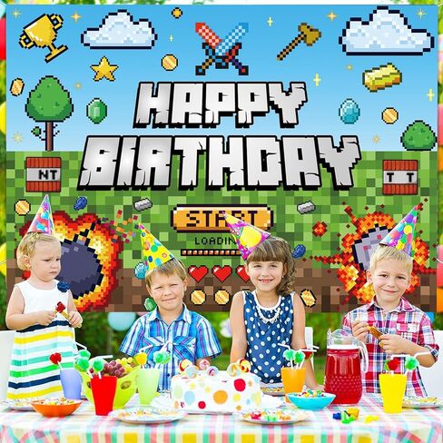 خلفية عيد ميلاد سعيد من البوليستر مقاس 7×5 قدم، لوازم حفلات تي ان تي، لافتة بتصميم كتل الاوساخ للاطفال والاولاد وديكور الغرفة in Kuwait