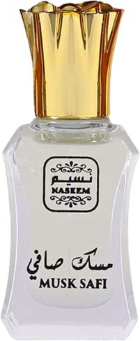 Naseem Musk Safi Perfume Oil Long Lasting Arabian Perfume Oil - Musk Sandalwood Amber Perfume for Men & Women 0.40 Fl Oz in Saudi Arabia