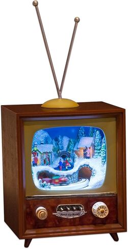 MusicBox Kingdom 51013 TV Music Box Playing Christmas Carols, Small in Kuwait