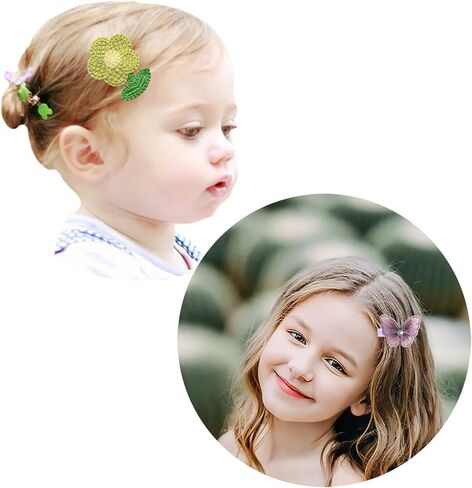 اليميرسا مشابك شعر للبنات الصغيرات من 50 قطعة، مشابك شعر رائعة بالوان قوس قزح، اكسسوارات شعر للبنات الصغيرات والمراهقات والاطفال الصغار in Kuwait