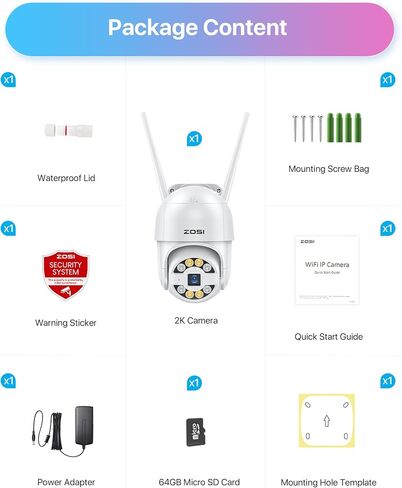 ZOSI H.265+ 1080p نظام كاميرا أمان 16 قناة، ومسجل DVR 16 قناة مع محرك أقراص ثابتة 2 تيرابايت و12 × 1080 بكسل كاميرا CCTV مقاومة للطقس في الهواء الطلق داخلي مع رؤية ليلية 80 قدمًا، وتنبيهات الحركة in Kuwait