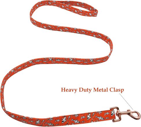 Lionheart glory Strong Dog Leash Shark Print Dog Leashes with Comfortable Soft Handle Doughnuts Dog Leashes for Small Medium and Large Dogs Durable in Saudi Arabia