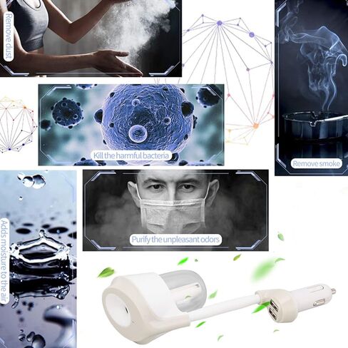 مرطب صغير، ناشر مرطب رذاذ بارد، مرطب للسيارة برذاذ ناعم، صغير محمول، ولاعة سجائر، موزع روائح عطرية in Kuwait