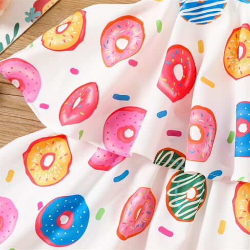 PATPAT Toddler Girl Dress Floral Print Casual Beach Sundress 2T-6T in Saudi Arabia