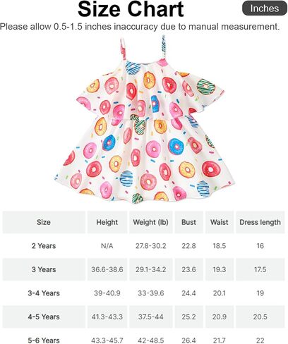 PATPAT Toddler Girl Dress Floral Print Casual Beach Sundress 2T-6T in Saudi Arabia