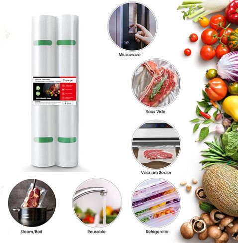 أكياس مانعة للتسرب، 2 لفات من أكياس الختم ذات الجودة التجارية الثقيلة السميكة in Kuwait