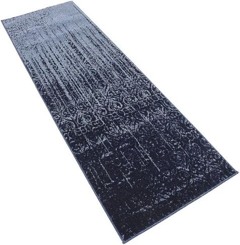 سجادة منطقة Loom Del Mar Collection الفريدة - جنيفر (4' 1" x 6' 1" مستطيلة، أزرق/أزرق داكن) in Saudi Arabia