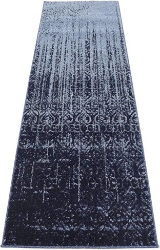 سجادة منطقة Loom Del Mar Collection الفريدة - جنيفر (4' 1" x 6' 1" مستطيلة، أزرق/أزرق داكن) in Saudi Arabia
