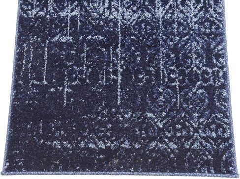 سجادة منطقة Loom Del Mar Collection الفريدة - جنيفر (4' 1" x 6' 1" مستطيلة، أزرق/أزرق داكن) in Saudi Arabia