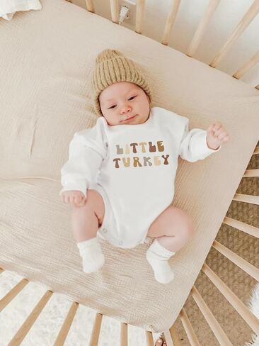 ملابس GOOCHEER لعيد الشكر للرضع والبنات والأولاد لعيد الشكر رومبير ملابس تركية صغيرة in Kuwait