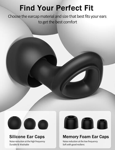 سدادات أذن هادئة من ONITOON، سدادات أذن ملونة لتقليل الضوضاء متعددة الاستخدامات للنوم والعمل، حماية السمع بخاصية إلغاء الضوضاء 25 ديسيبل للسفر والدراسة والحفلات والدي جي والمهرجانات والحفلات الموسيقية والحياة الليلية in Kuwait