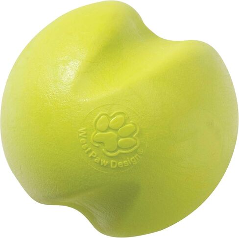 WEST PAW Zogoflex Jive Ball Dog Chew Toy – Bouncing Toys for Dogs, Fetch, Catch, Chewing, Play – Floatable, Recyclable Balls – Latex-Free, Non-Toxic, Dishwasher Safe Dog Toy, X-Small 2", Aqua Blue in Kuwait