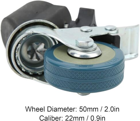 Zyyini Light Stand Swivel Casters, 3pcs 22mm Professional Swivel Caster Wheels Set,Universal Rotation with Brake,for Photo Light Stands and Photography Tripods in Saudi Arabia