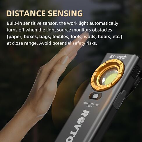 Mini Flashlight, Rechargeable Flashlights 300 Lumens Pocket EDC Flashlight with Magnetic Base Small Handheld Flashlight with Clip for Camping, Outdoor, Emergency in Saudi Arabia