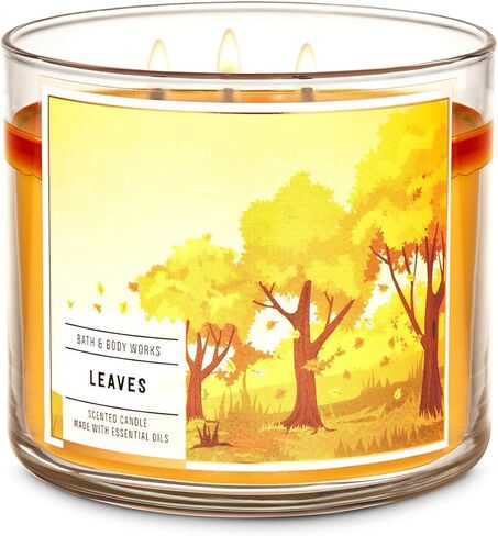 Bath & Body Works 3-Wick Scented Candle in Leaves in Saudi Arabia