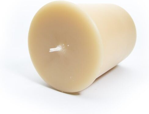 Vanilla Bean Soy Votive Candles - Scented with Natural Fragrance Oils - 6 Beige Natural Votive Candle Refills - Bakery & Food Collection in Saudi Arabia