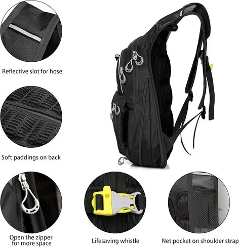 YEEKORO Cycling Backpack 12L Nylon Lightweight Bike Backpacks Waterproof Hydration Hiking Travel Backpack for Men Women in Kuwait