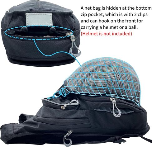 YEEKORO Cycling Backpack 12L Nylon Lightweight Bike Backpacks Waterproof Hydration Hiking Travel Backpack for Men Women in Kuwait