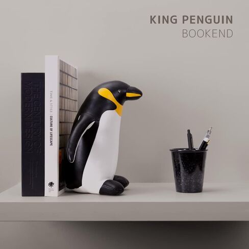 zü​ny، zuny، سلسلة الكتب الكلاسيكية باللون الأسود للأرفف، ديكور المكتب - King Penguin in Kuwait