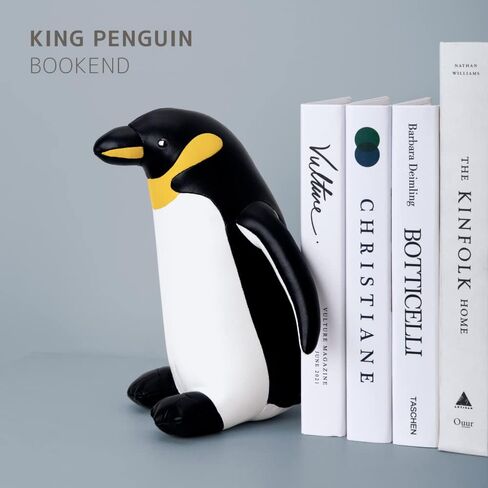 zü​ny، zuny، سلسلة الكتب الكلاسيكية باللون الأسود للأرفف، ديكور المكتب - King Penguin in Kuwait